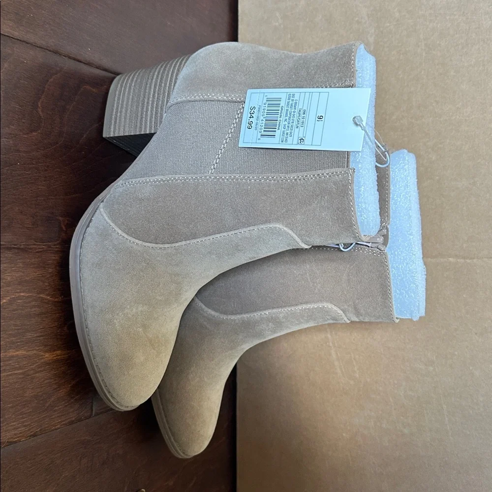 Universal Thread Taupe Ankle Boots size 9 NWT - Picture 5 of 5